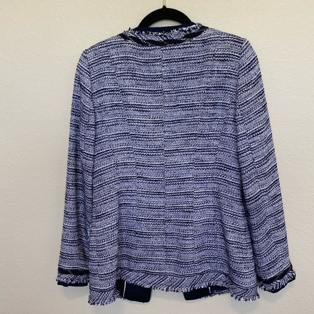NWOT White House black market Blue Jacket Size 2 - Picture 8 of 15